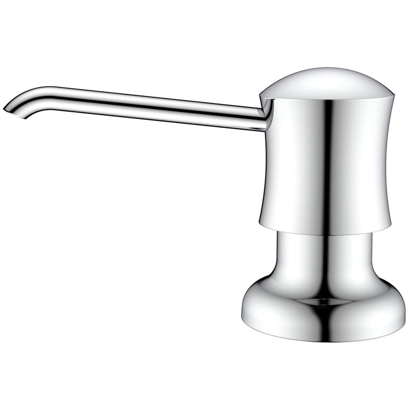 Ultimate Unicorn Soap Dispenser for Kitchen Sink Chrome Upgrade Built-in and Refill-from-Top Design with Liquid Hand & Dish Soap Bottle - Image 1